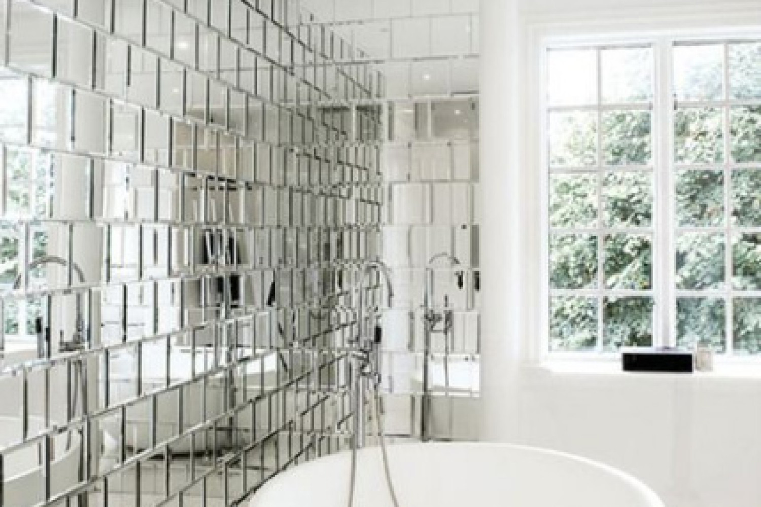 Дзеркальна плитка діамант